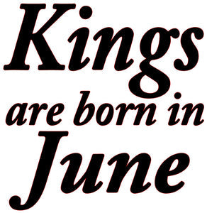 KINGS ARE BORN IN JUNE MEN'S T-SHIRT Pictures Forever