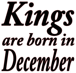 KINGS ARE BORN IN DECEMBER MEN'S T-SHIRT Pictures Forever
