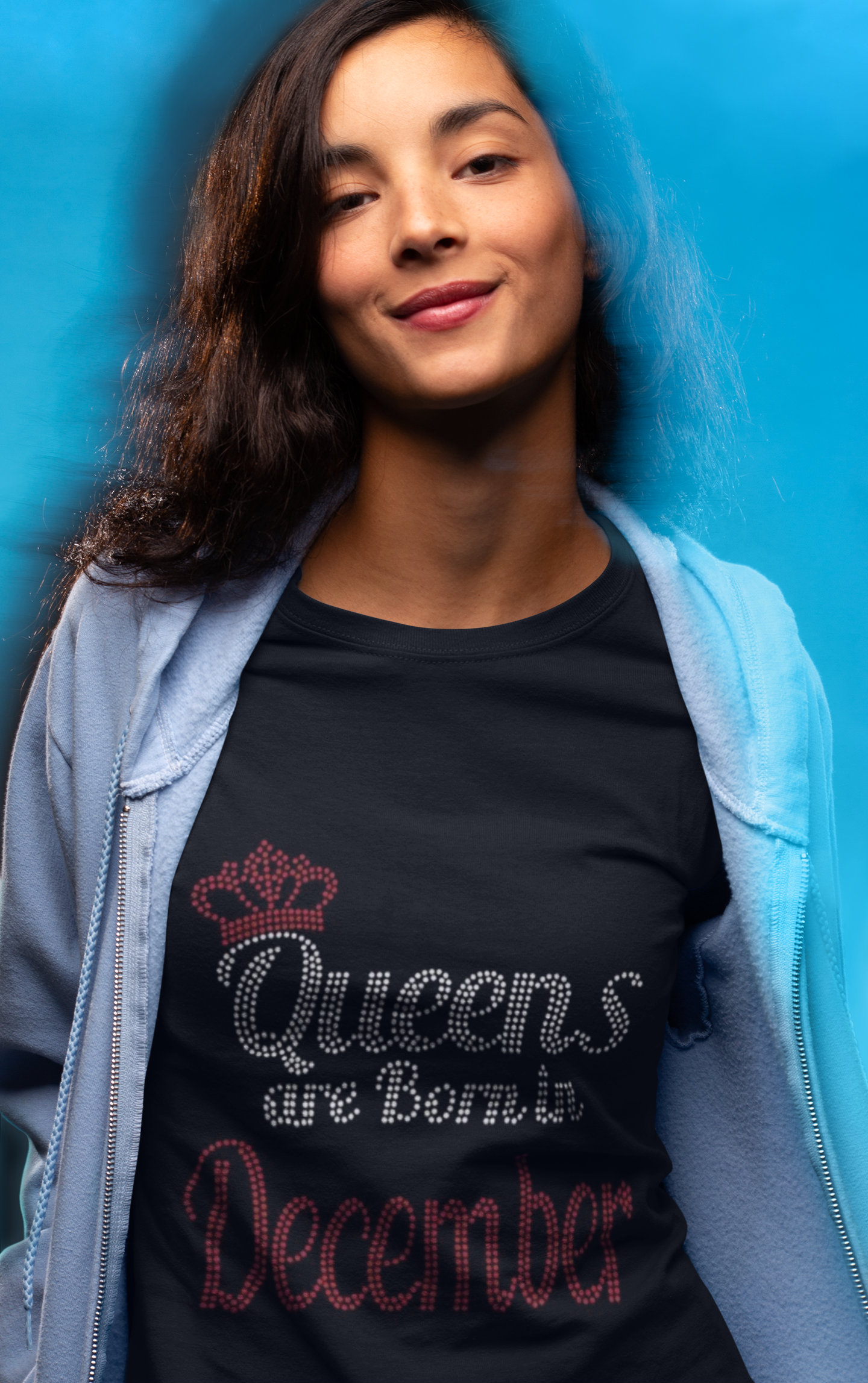 QUEENS ARE BORN IN DECEMBER WOMEN'S T-SHIRT Pictures Forever