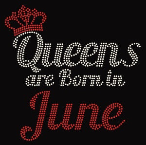 QUEENS ARE BORN IN JUNE WOMEN'S T-SHIRT Pictures Forever