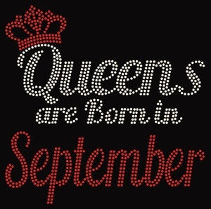 QUEENS ARE BORN IN SEPTEMBER WOMEN'S T-SHIRT Pictures Forever