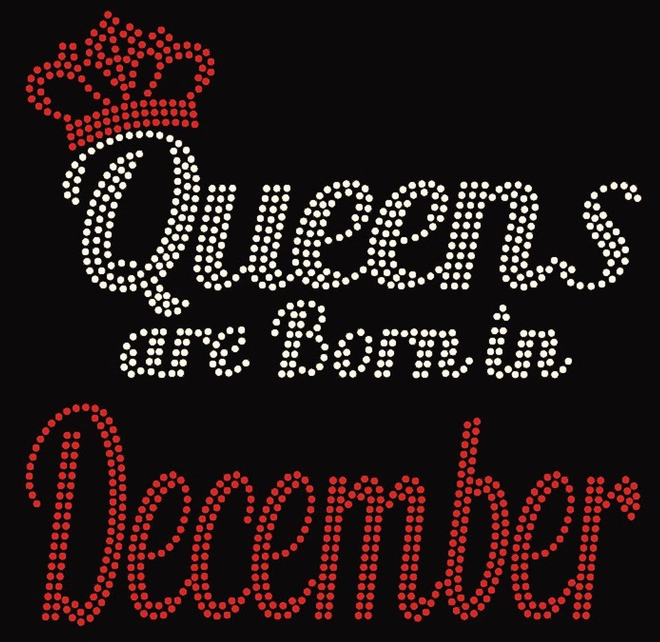 QUEENS ARE BORN IN DECEMBER WOMEN'S T-SHIRT Pictures Forever