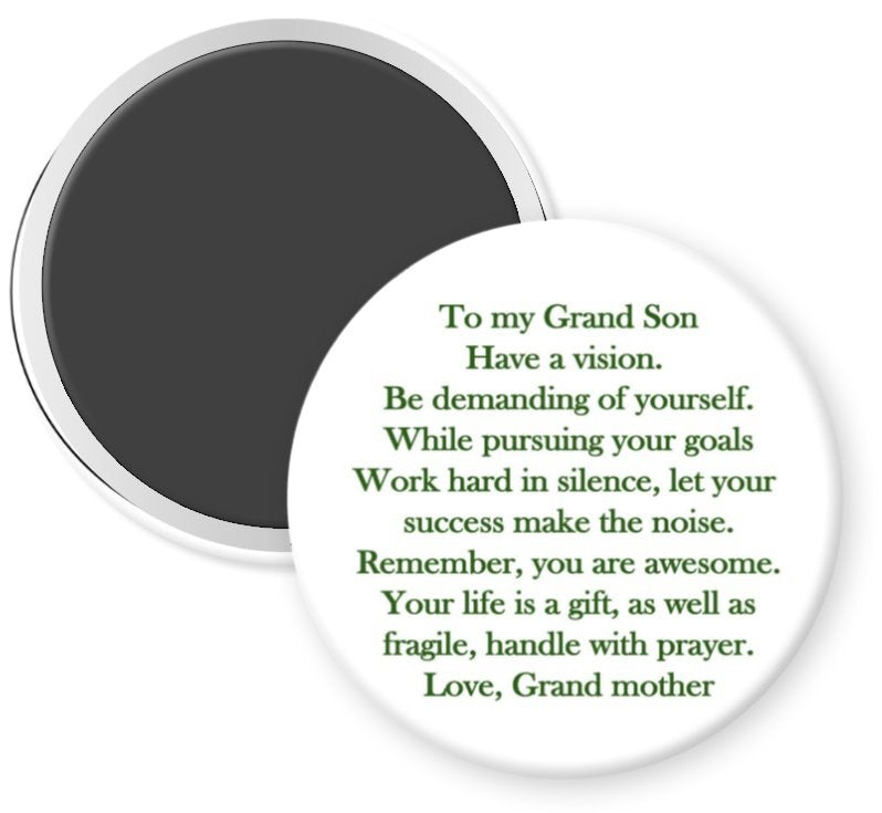 "GRANDSON, LOVE GRANDMOTHER" Pictures Forever